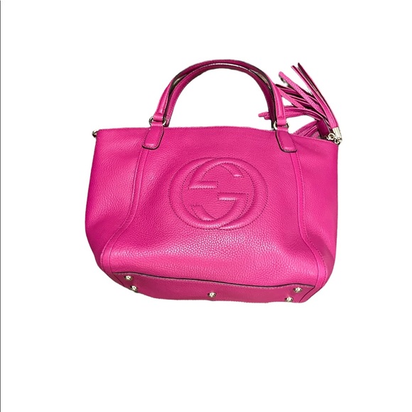 Gucci Pink Small Soho Convertible Top Bag - Picture 2 of 7